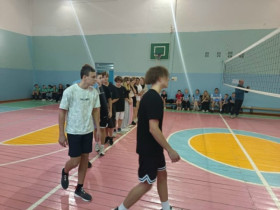 Районные соревнования по волейболу "За здоровый образ жизни".